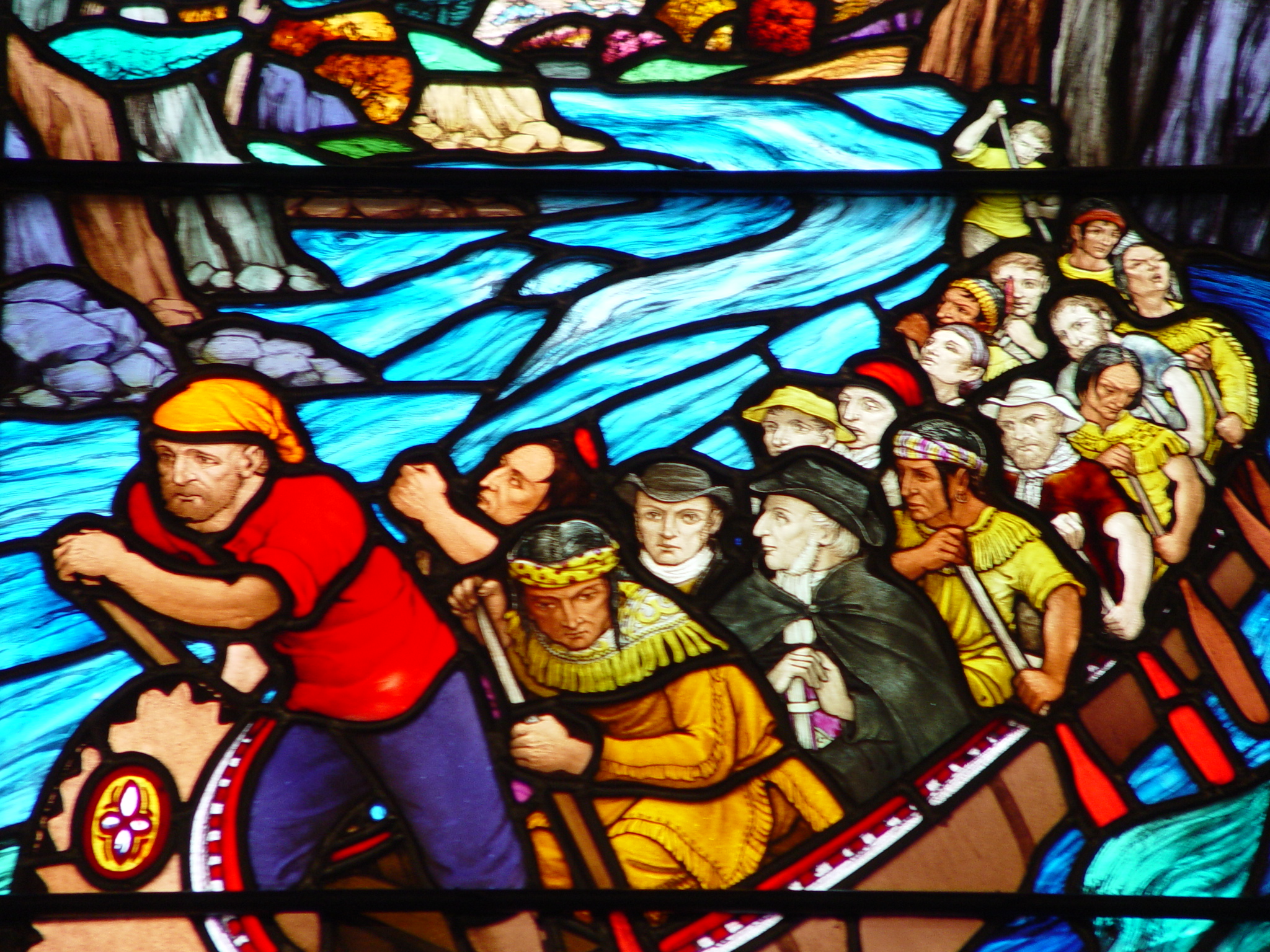 Stain class depicting missionary of the Church of England in Western Canada 1820