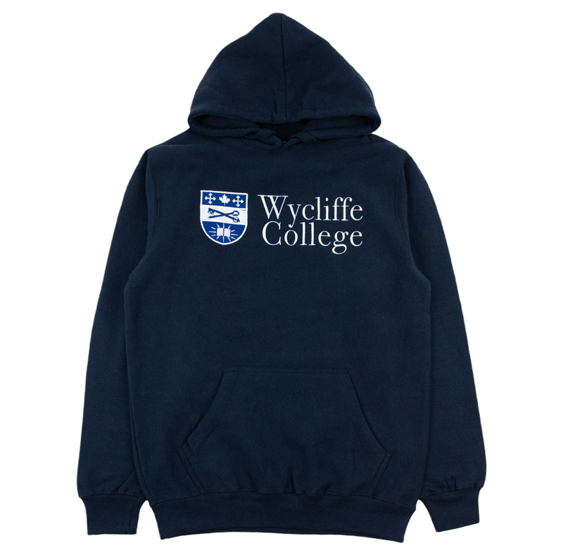Blue Wycliffe College Hoodie 