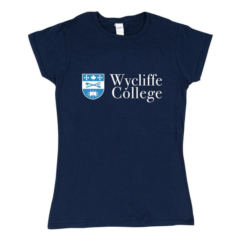 Blue Wycliffe College Women's T-Shirt