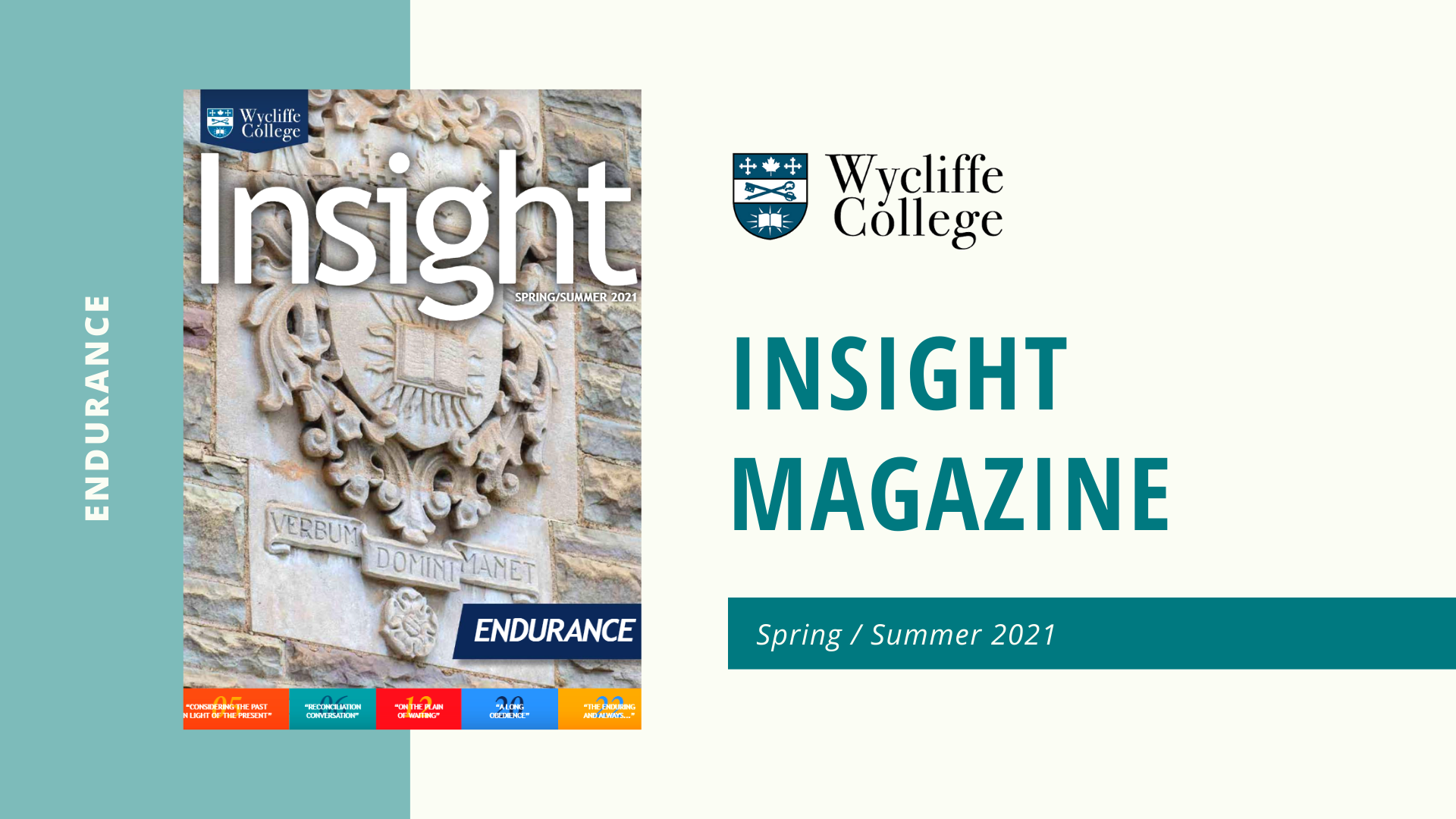 Insight Magazine - Spring/Summer 2021 Insight Magazine - Spring/Summer 2021