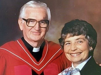 The Rev. Dr. Marwood "Marney" Patterson with his wife Joan The Rev. Dr. Marwood "Marney" Patterson with his wife Joan