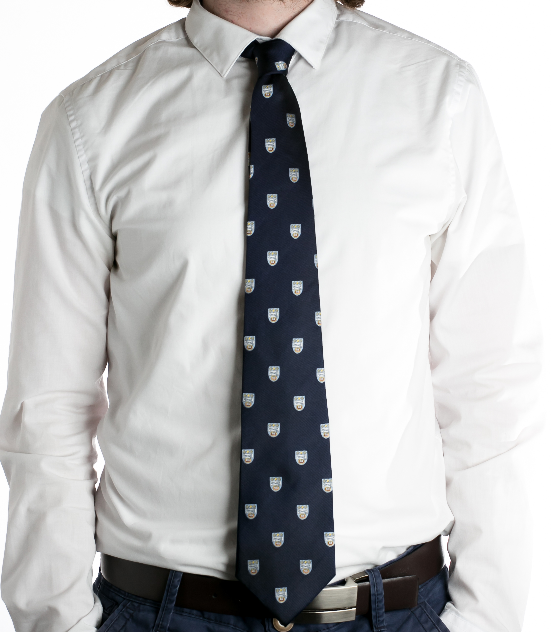 Wycliffe College Navy Tie