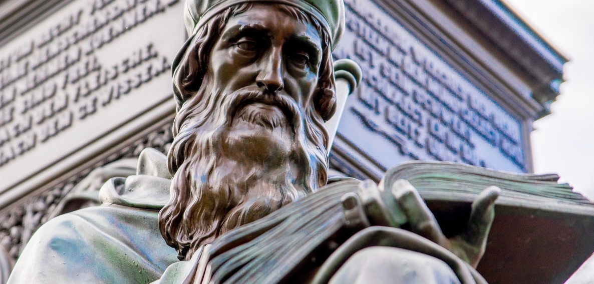 Statue of John Wycliffe