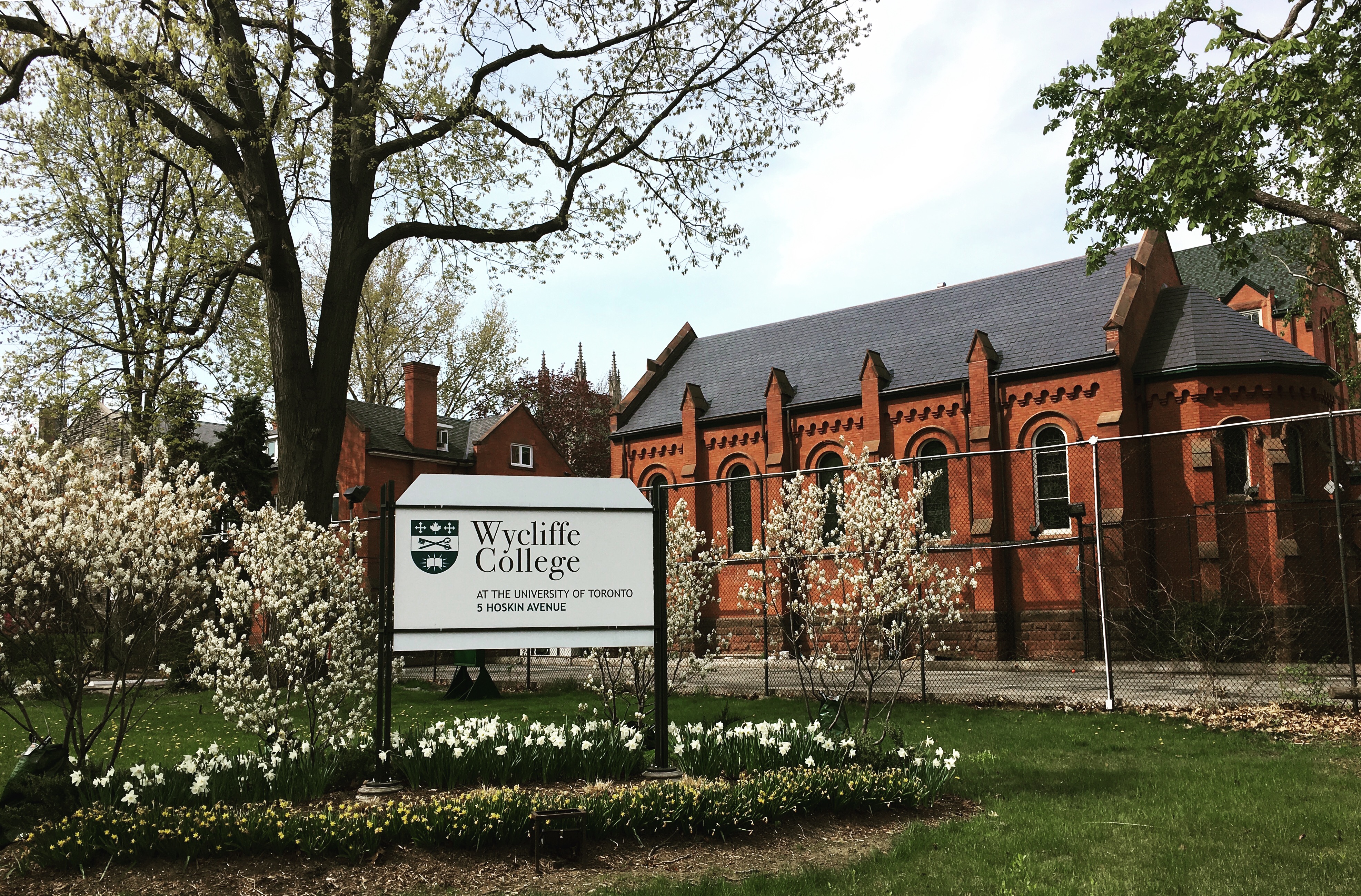Wycliffe College in Spring