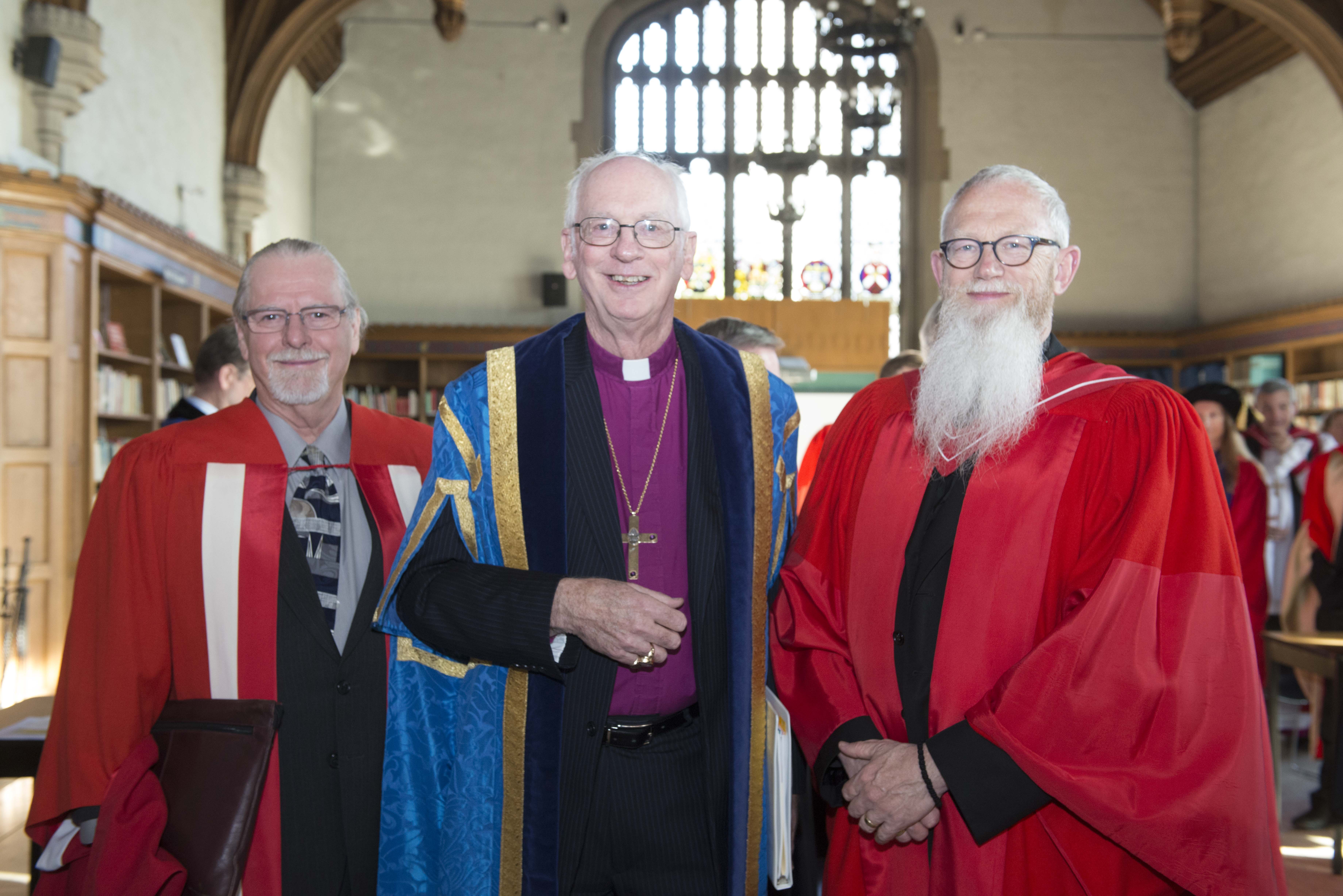 Our Honourands with Bishop Peter Mason