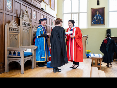 Convocation Ceremony_Honorand Shaila Visser