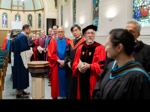 Convocation 2024 Faculty Vesting