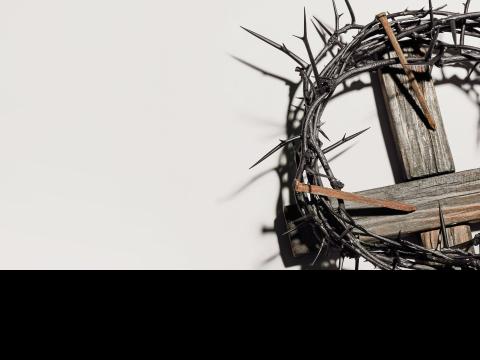 Cross and crown of thorns 