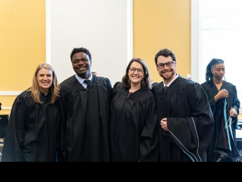 2025 Convocation - robing