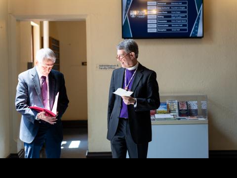 Convocation 2025 - Bishop Andrews in ambulatory hall