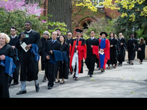 Convocation 2025 - procession