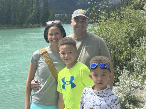 Todd Webb with family