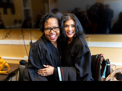 Convocation 2026 robing 3