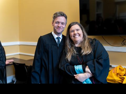 Convocation 2026 robing 4