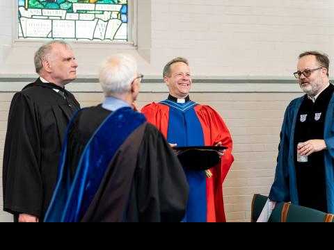 2026 Convocation robing chapel