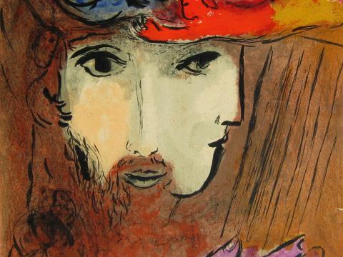 32. Chagall, David and Bathsheba