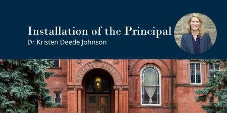 Kristen Deede Johnson Eleventh Principal at Wycliffe College installation ad