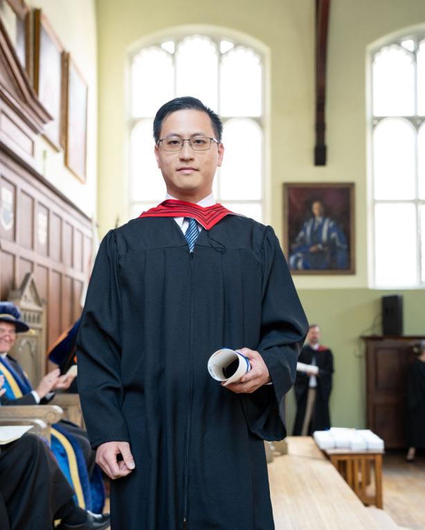 Dr Shih-En Kuo at his graduation May 2025