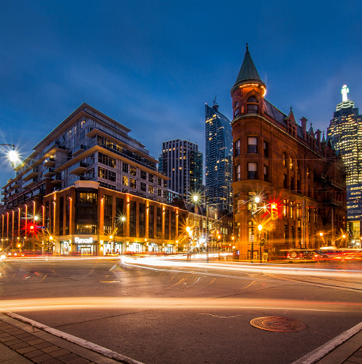 Toronto at night