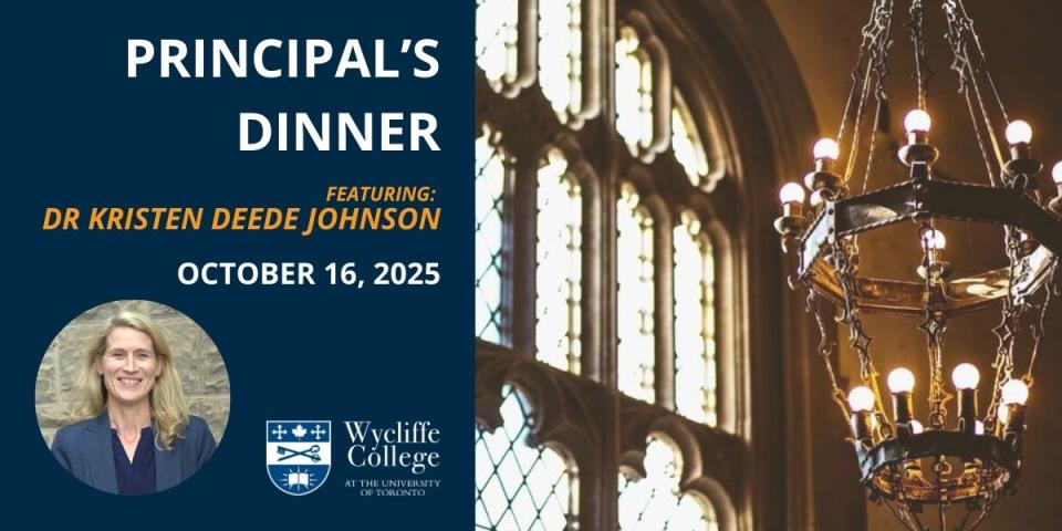 Wycliffe College Principal's Dinner October 16 2025 Wycliffe College Principal's Dinner October 16 2025