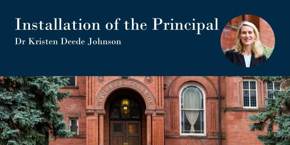 Kristen Deede Johnson Eleventh Principal at Wycliffe College photo outdoors 