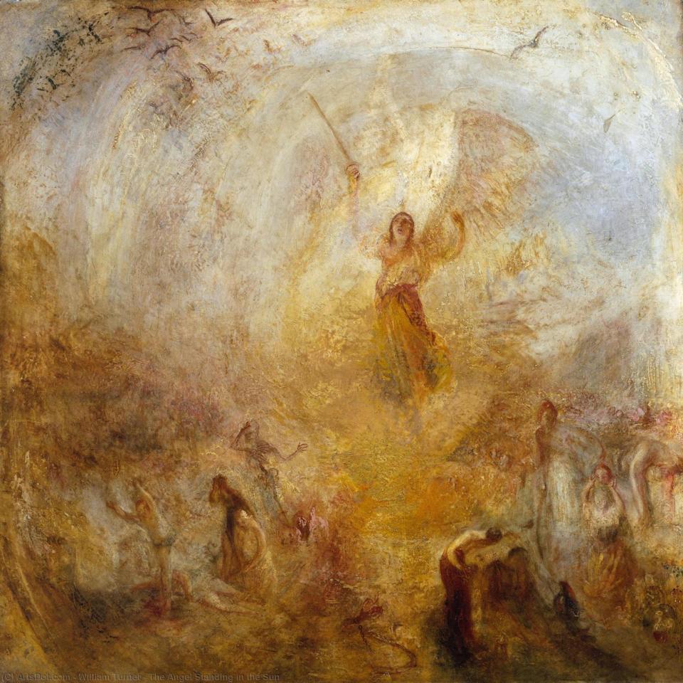 William turner the angel standing in the sun