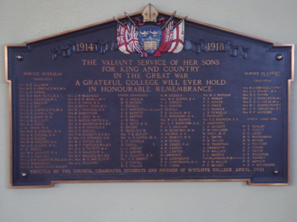 1914 1918 War Memorial