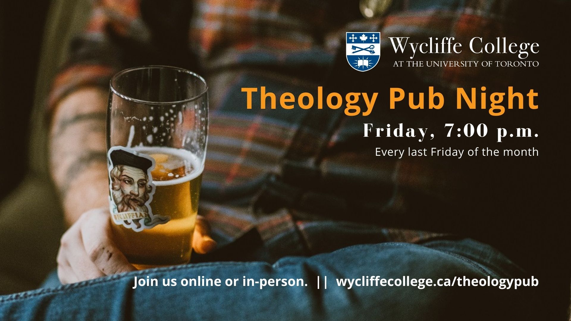 Theology Pub Night at Wycliffe College