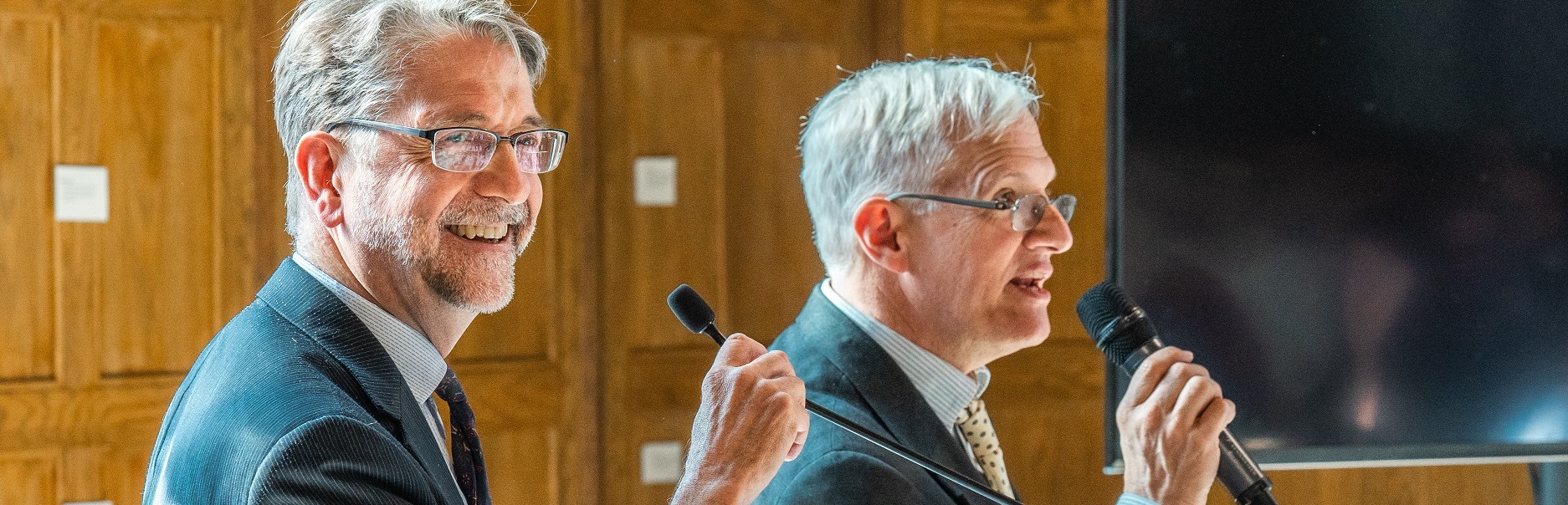 Ephraim Radner and Joseph Mangina at Scripture and Theology Colloquium